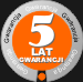 5 lat gwarancji